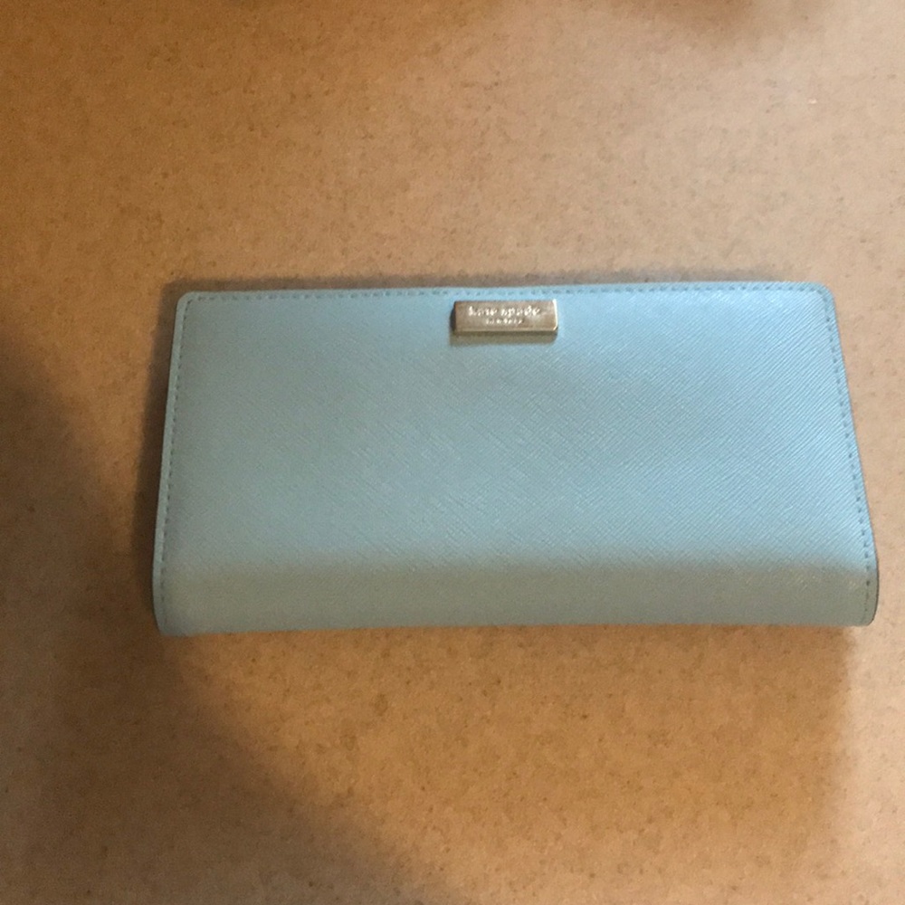 Kate Spade sky blue wallet